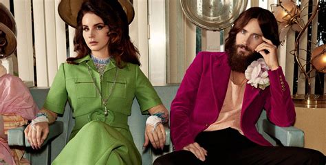 lana del rey green gucci jumpsuit|jared leto Gucci.